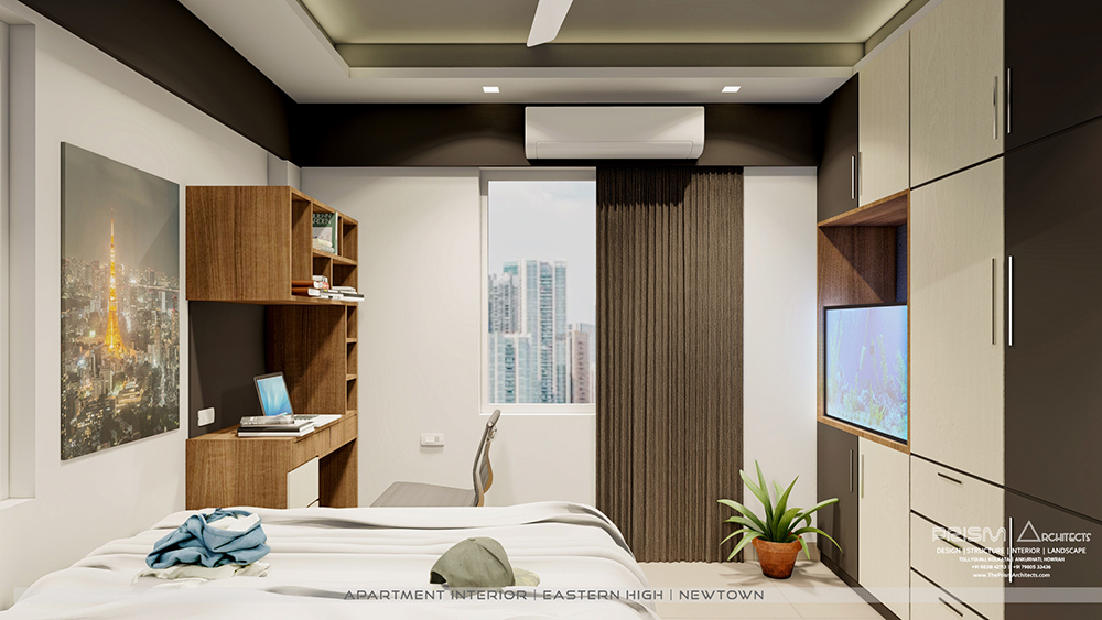 Modern Bed Room Design by Interiors Next at Kolkata
